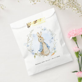 Bolsa De Papel Adorable Peter Rabbit Blue