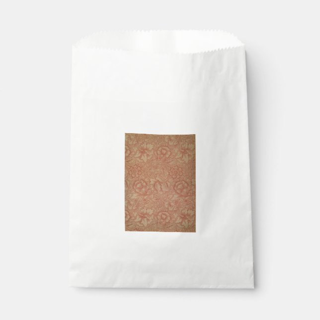 Bolsa De Papel Adormidera rosa (de William Morris) (Patrón de épo (Anverso)