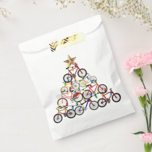 Bolsa De Papel Adornos de árbol de Navidad regalos de bicicletas