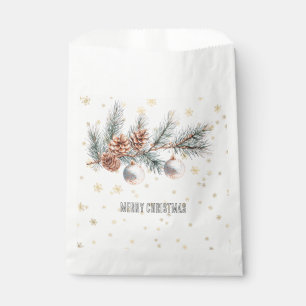 Bolsa De Papel Adornos de piñas de pino para árbol de Navidad