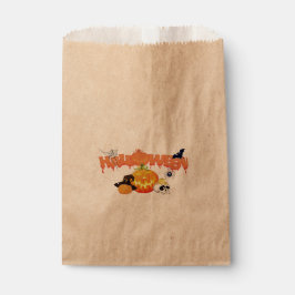 Bolsa De Papel Adornos lindos de Halloween