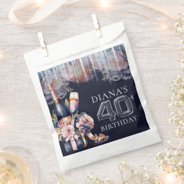 Bolsa De Papel Adultos de lujo Cumpleaños 40 Personalizado