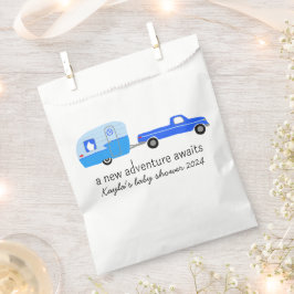 Bolsa De Papel Adventure Awath Cute Truck & Trailer BABY SHOWER