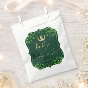 Bolsa De Papel Afortunada en el amor por San Patricio