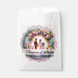 Bolsa De Papel African-American Moonlight Wedding Favor Bags