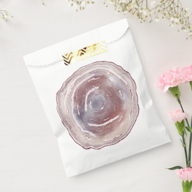 Bolsa De Papel Agato rosa (Sellado)