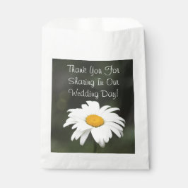Bolsa De Papel Agradable Daisy Blanco