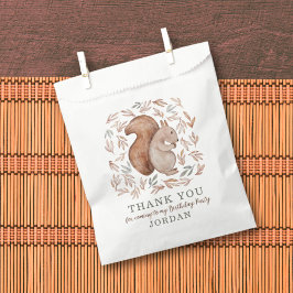 Bolsa De Papel Agradecimiento a la ardilla y al follaje