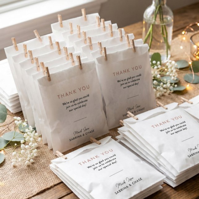 Bolsa De Papel Agradecimiento a los Rosas de Boda de Rubor (Subido por el creador)