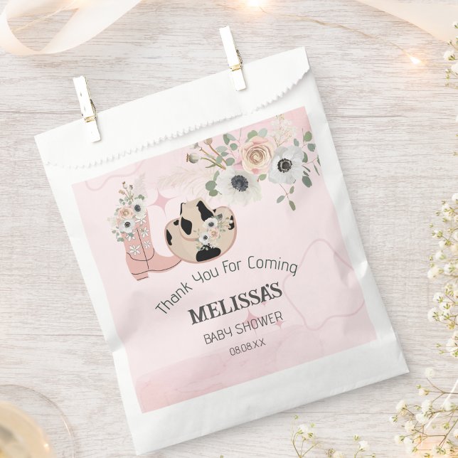 Bolsa De Papel Agradecimiento a Vaquera Occidental Moderna (Subido por el creador)