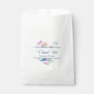 Bolsa De Papel Agradecimiento Botánico Floral
