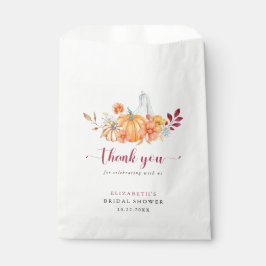 Bolsa De Papel Agradecimiento de guión de calabaza de la ducha nu