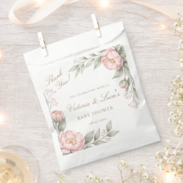 Bolsa De Papel Agradecimiento para Baby Shower In Bloom Baby