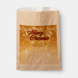 Bolsa De Papel Agregar nombre Editar Navidades de coincidencia de