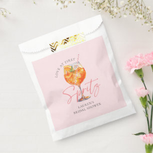 Bolsa De Papel Agua rosa Aperol Spritz Brillante
