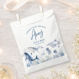 Bolsa De Papel ¡Ahoy! Es un niño, Under the Sea Boy Baby Shower