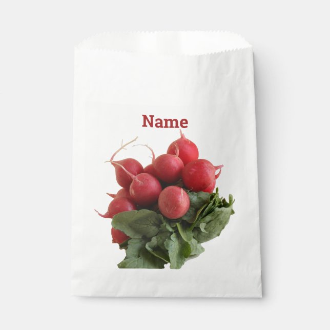 Bolsa De Papel Alarmante Red Radish Bunch (Anverso)