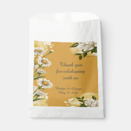 Bolsa De Papel albaricoque Vintage blanco Margaret Flower Eleganc