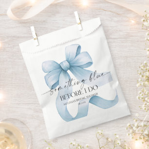 Bolsa De Papel Algo Azul Antes de Hacer Arco Azul para la Fiesta 