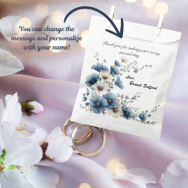 Bolsa De Papel Algo azul antes de hacer ducha de novia