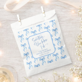 Bolsa De Papel Algo Azul antes de hacer ducha de novia