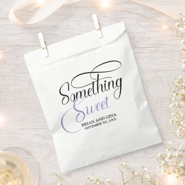 Bolsa De Papel Algo Dulce Personalizado (Cortado)