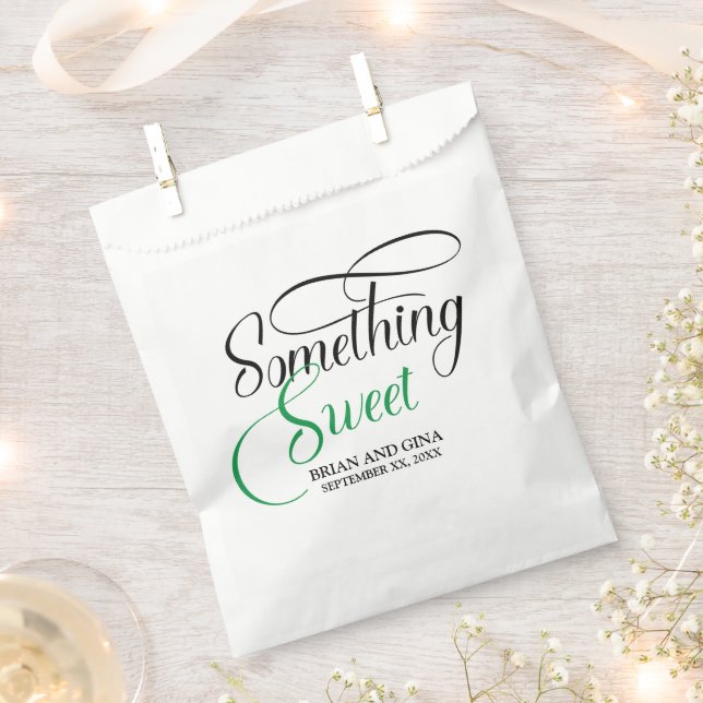 Bolsa De Papel Algo Dulce Personalizado (Cortado)