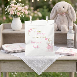 Bolsa De Papel Algún Conejito Está Cumpliendo Un Año Cumpleaños N