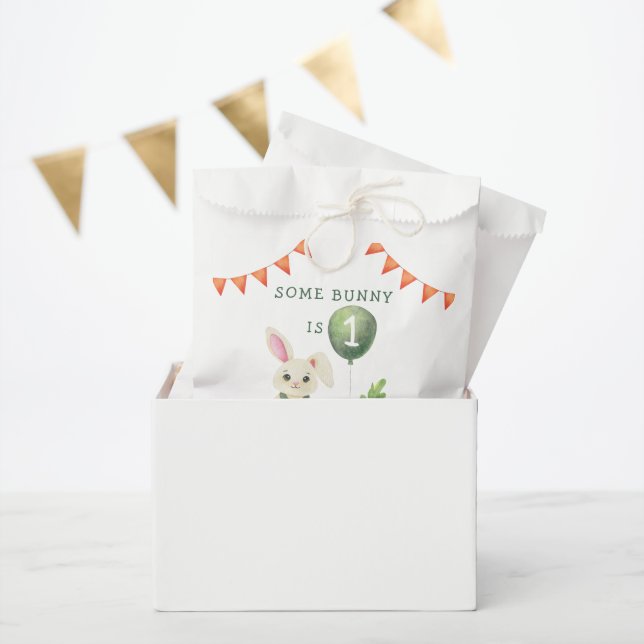 Bolsa De Papel Algún conejo cumple años (Fiesta)