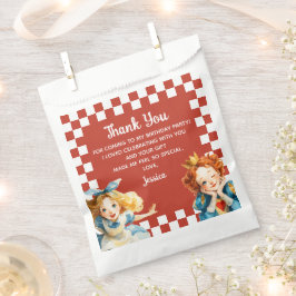 Bolsa De Papel Alice in ONEderland 1st Birthday Thank You 