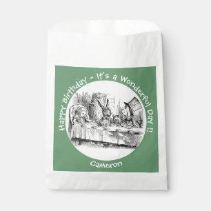 Bolsa De Papel Alicia en el Fiesta de la tierra de las maravillas