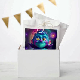 Bolsa De Papel Alien espacial y amigo