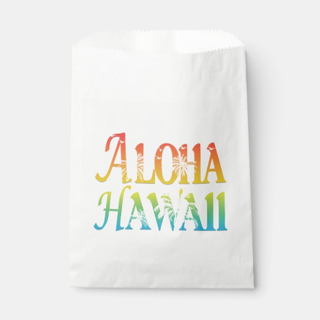 Bolsa De Papel Aloha Hawaii (Anverso)