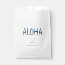 Bolsa De Papel Aloha Hawaii Beach Tropical Destination Wedding