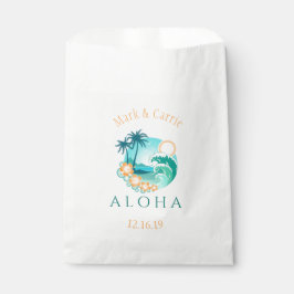 Bolsa De Papel Aloha Tropical Personalizado