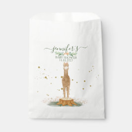 Bolsa De Papel Alpaca Baby Shower Newborn Party