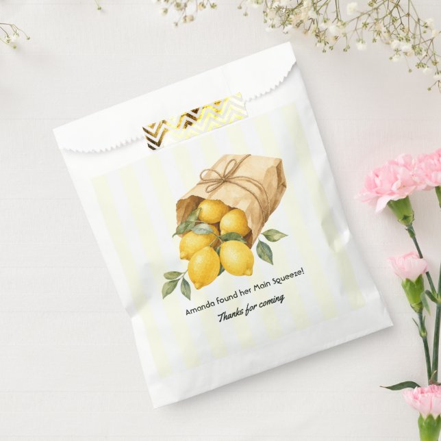 Bolsa De Papel Amalfi Coast Limón Main Squeeze Despedida de Solte (Sellado)