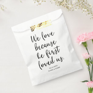Bolsa De Papel Amamos Porque Primero Nos Amó Boda