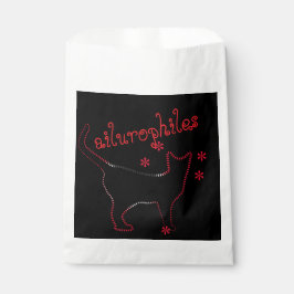 Bolsa De Papel amantes del gato ailurophiles Favor Bags