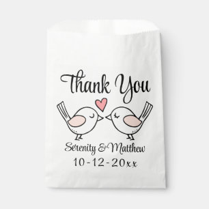 Bolsa De Papel Amantes Personalizados Amarres Gracias Boda