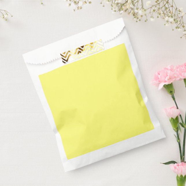 Bolsa De Papel Amarillo de mantequilla (Sellado)