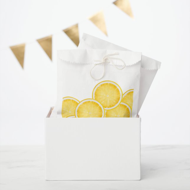 Bolsa De Papel Amarillo limón Spritz (Fiesta)