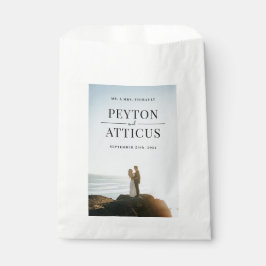 Bolsa De Papel Ambiente elegante Novia y Groom