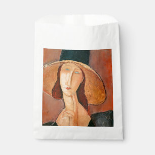 Bolsa De Papel Amedeo Modigliani - Jeanne Hebuterne en gran Gorra