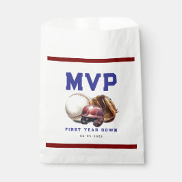 Bolsa De Papel American Football First Year Down 1st Birthday