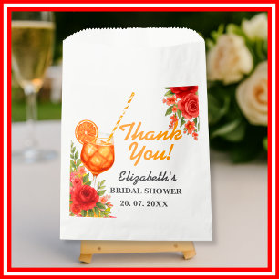 Bolsa De Papel Amor a Primera Spritz   Despedida de Soltera Chic 