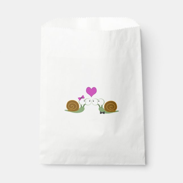 Bolsa De Papel Amor del caracol (Anverso)