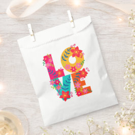 Bolsa De Papel Amor en arco iris