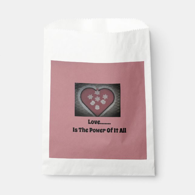 Bolsa De Papel Amor...... Es el poder de todo (Anverso)