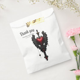 Bolsa De Papel Amor eterno a la sombra de la oscuridad gótica.